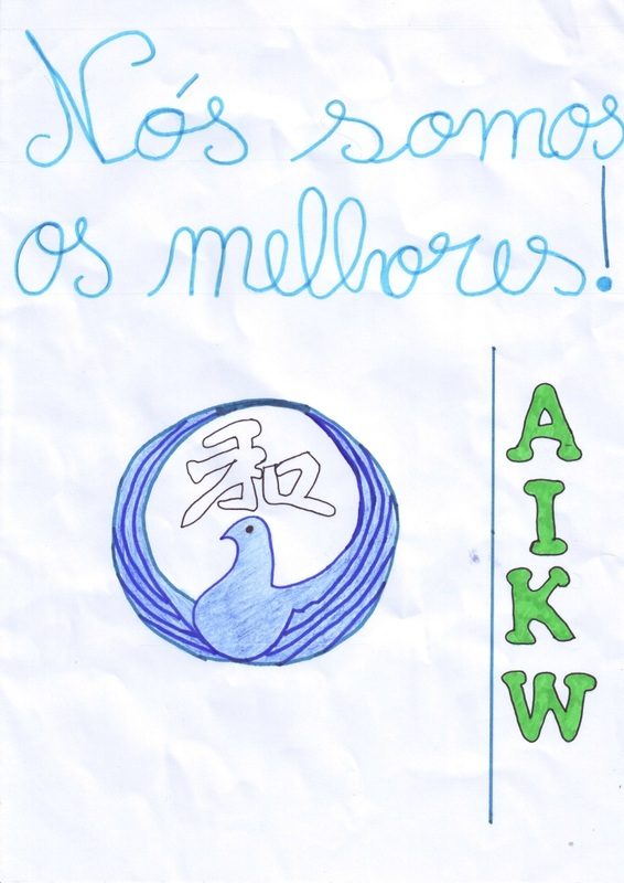 Drawing with the AIKW emblem